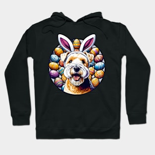 Glen of Imaal Terrier Celebrates Easter with Bunny Ears Hoodie